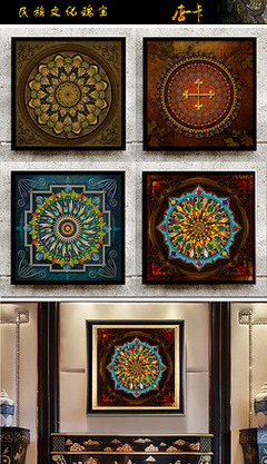 藏式素材与文化艺术品 雪域高原的瑰宝